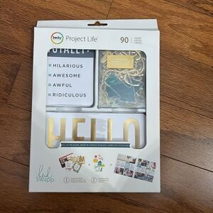 Project Life Value Kit Heidi Swapp Fill in the blank Gold Foil.  90 pieces